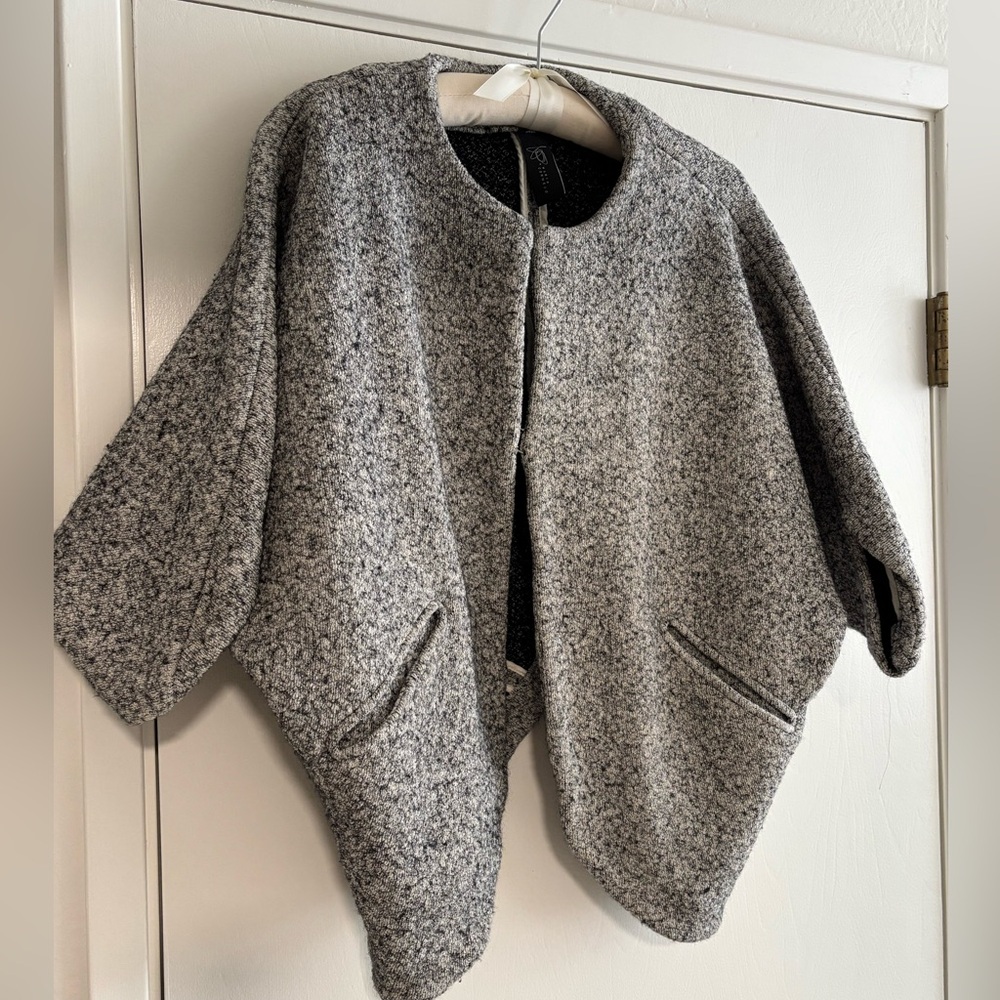 Zero + Maria Cornejo crop jacket shrug S-M